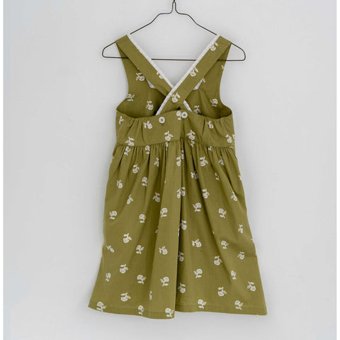 VESTIDO TIRANTES COLOR VERDE Little cotton clothes