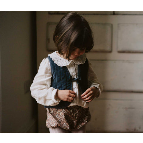BLUSA BORDADO CUELLO Little cotton clothes