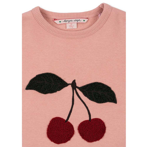 Konges Slojd SUDADERA CHERRY BORDADO (BABY+KIDS)