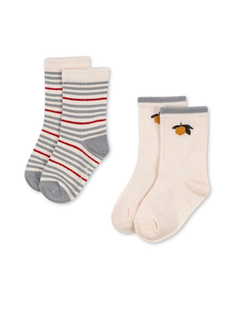 Konges Slojd CALCETINES CANALÉ LEMON PACK 2