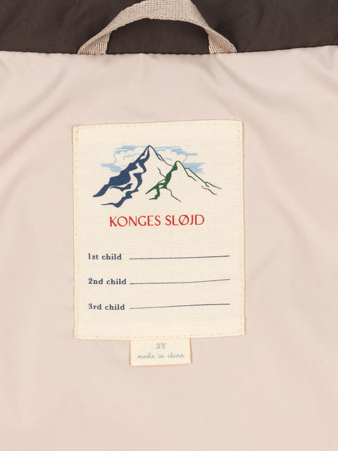 Konges Sløjd CHALECO IMPERMEABLE CHOCOLATE