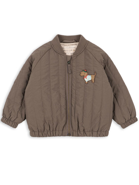 Konges Sløjd CHAQUETA BOMBER IMPERMEABLE CHOCOLATE