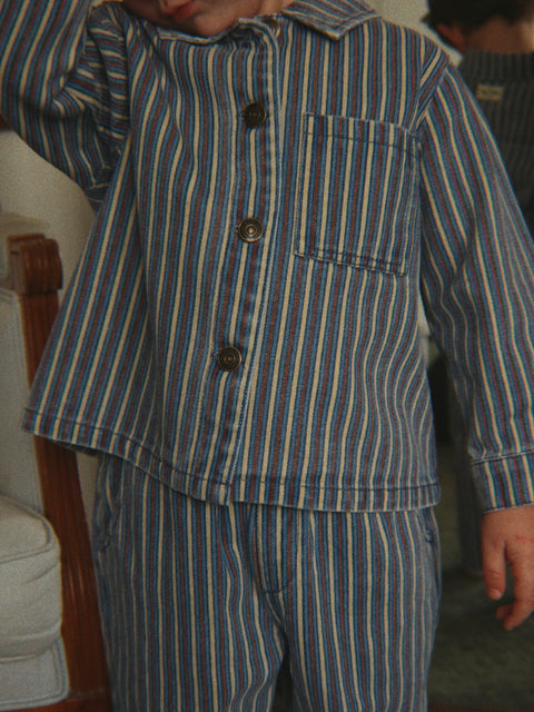 Konges Sløjd CHAQUETA DENIM RAYAS