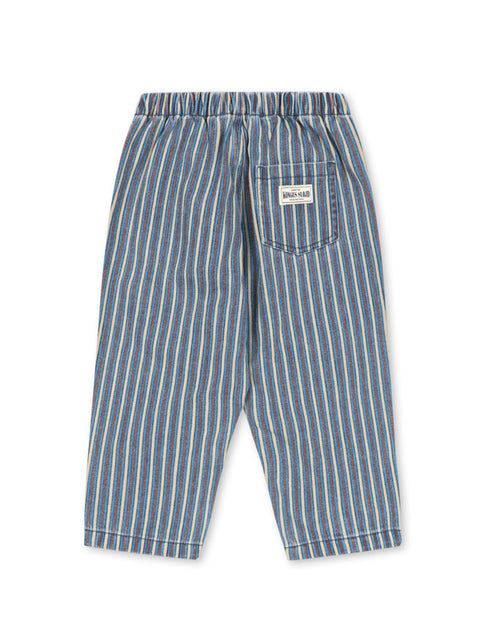 Konges Sløjd PANTALÓN DENIM RAYAS