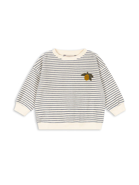 Konges Sløjd SUDADERA BEBÉ RAYAS LEMON
