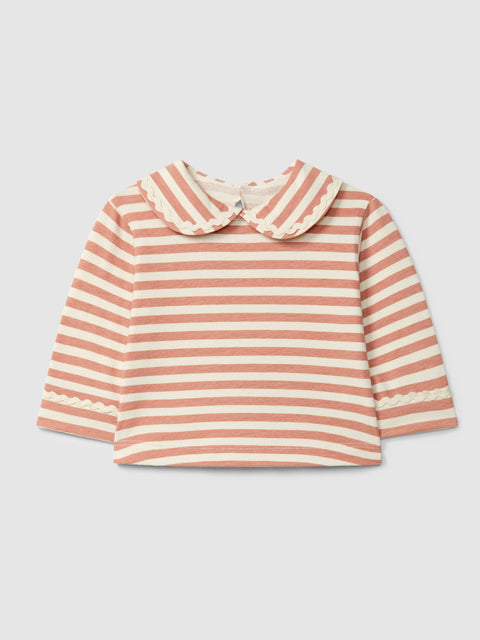 Snug CAMISETA BEBÉ RAYAS CUELLO