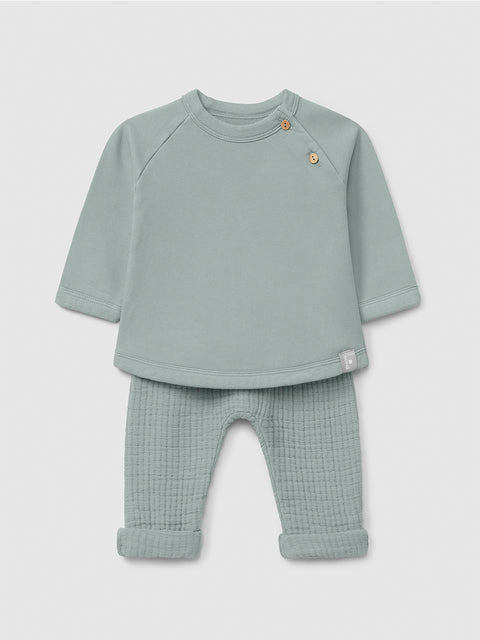 Snug CONJUNTO BEBÉ ALMENDRA DOBLE GASA