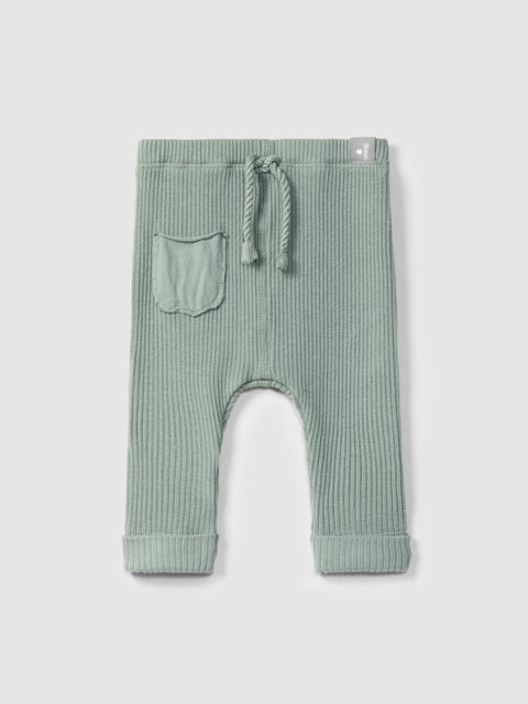 Snug LEGGING BEBÉ CANALÉ VERDE