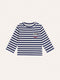 The Campamento CAMISETA BEBÉ RAYAS AZULES