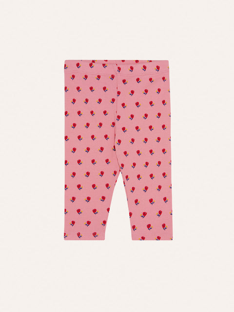 The Campamento LEGGING BEBÉ FLOWERS ROSA