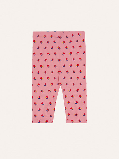 The Campamento LEGGING BEBÉ FLOWERS ROSA
