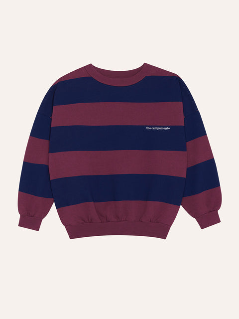 The Campamento SUDADERA RAYAS AZULES
