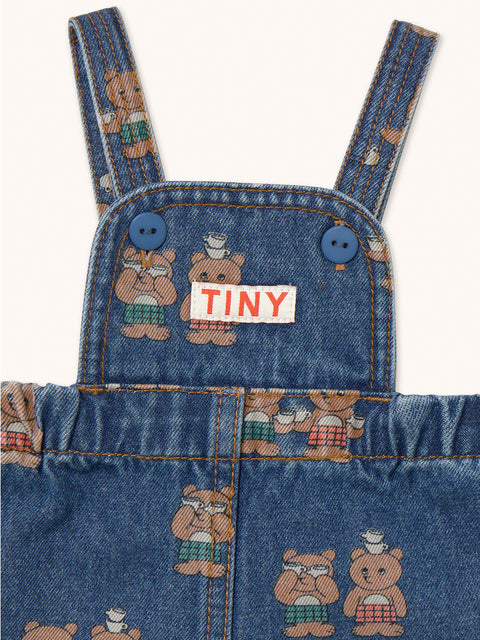 Tinycottons PETO BEBÉ DENIM BEARS