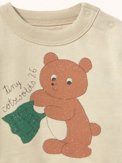 Tinycottons SUDADERA BEBÉ BEARS