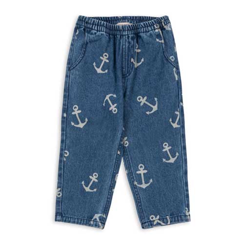 Konges Sløjd PANTALÓN DENIM ANCLAS