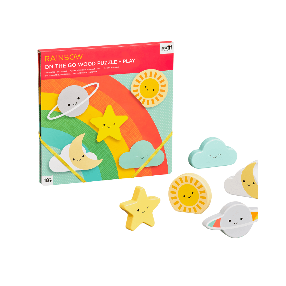 PUZZLE ENCAJABLE RAINBOW Petit Collage PUZZLE ENCAJABLE RAINBOW Petit Collage