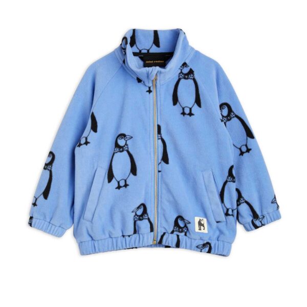 Mini Rodini CHAQUETA POLAR PENGUIN AZUL