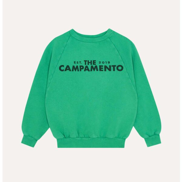 The Campamento SUDADERA LOGO VERDE