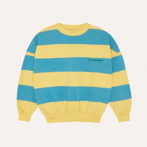 The Campamento SUDADERA RAYAS AMARILLAS