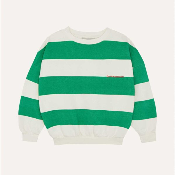 The Campamento SUDADERA RAYAS VERDE
